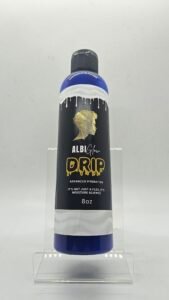 Albiglow bottle label